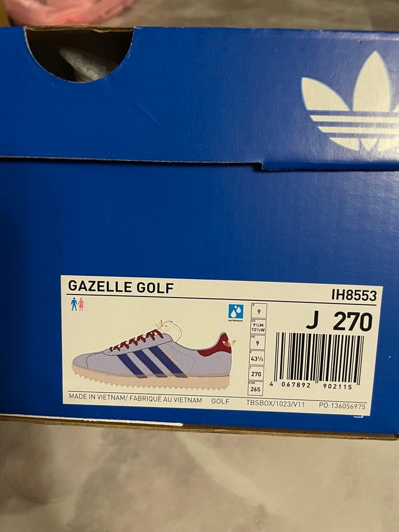 シューズ(男性用) Adidas Gazelle Golf 27.0cm