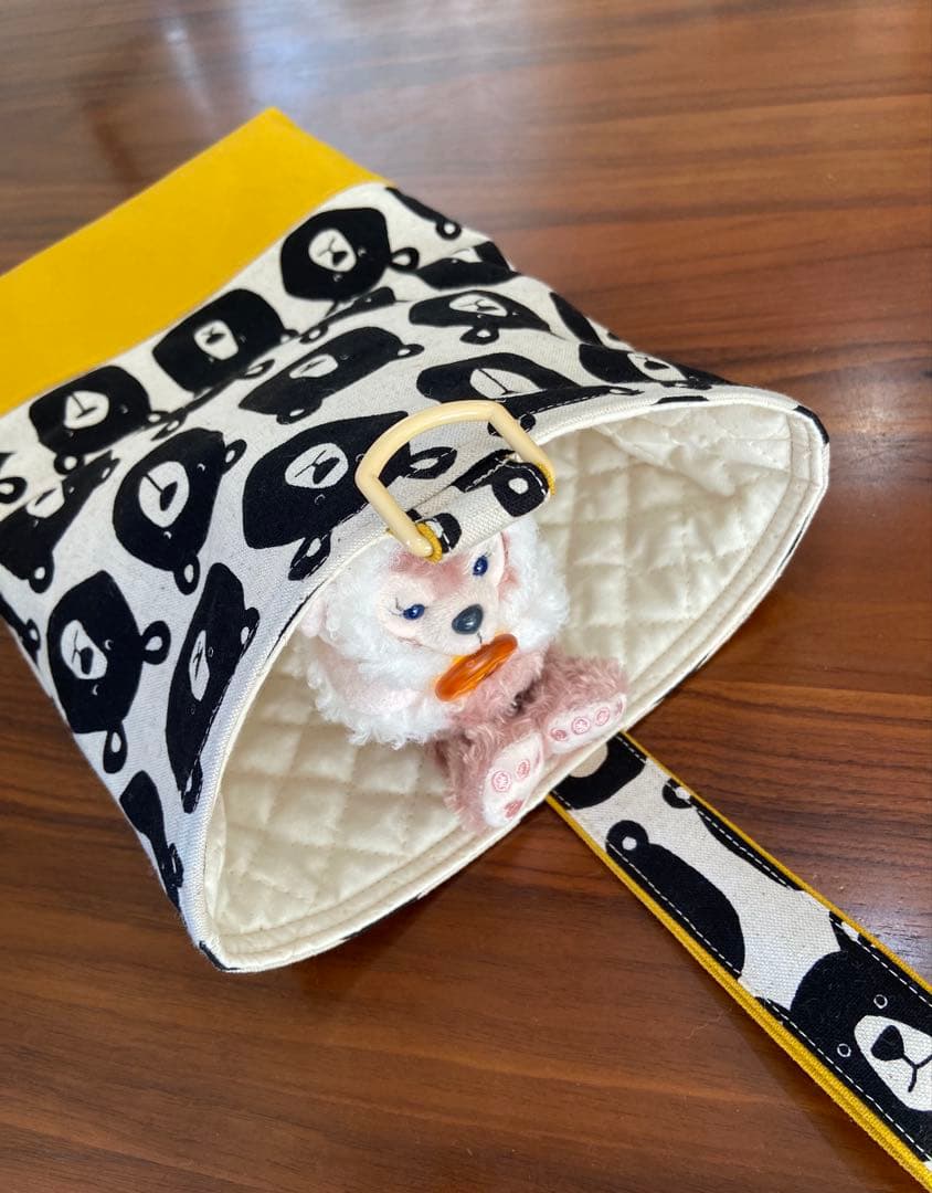おとぼけおかおのくまちゃん　ハンドメイド　入園入学　5点セット　レッスンバッグ
