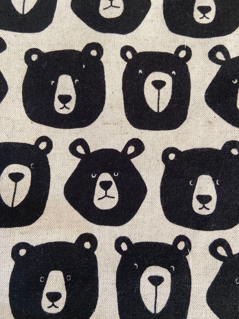 おとぼけおかおのくまちゃん　ハンドメイド　入園入学　5点セット　レッスンバッグ