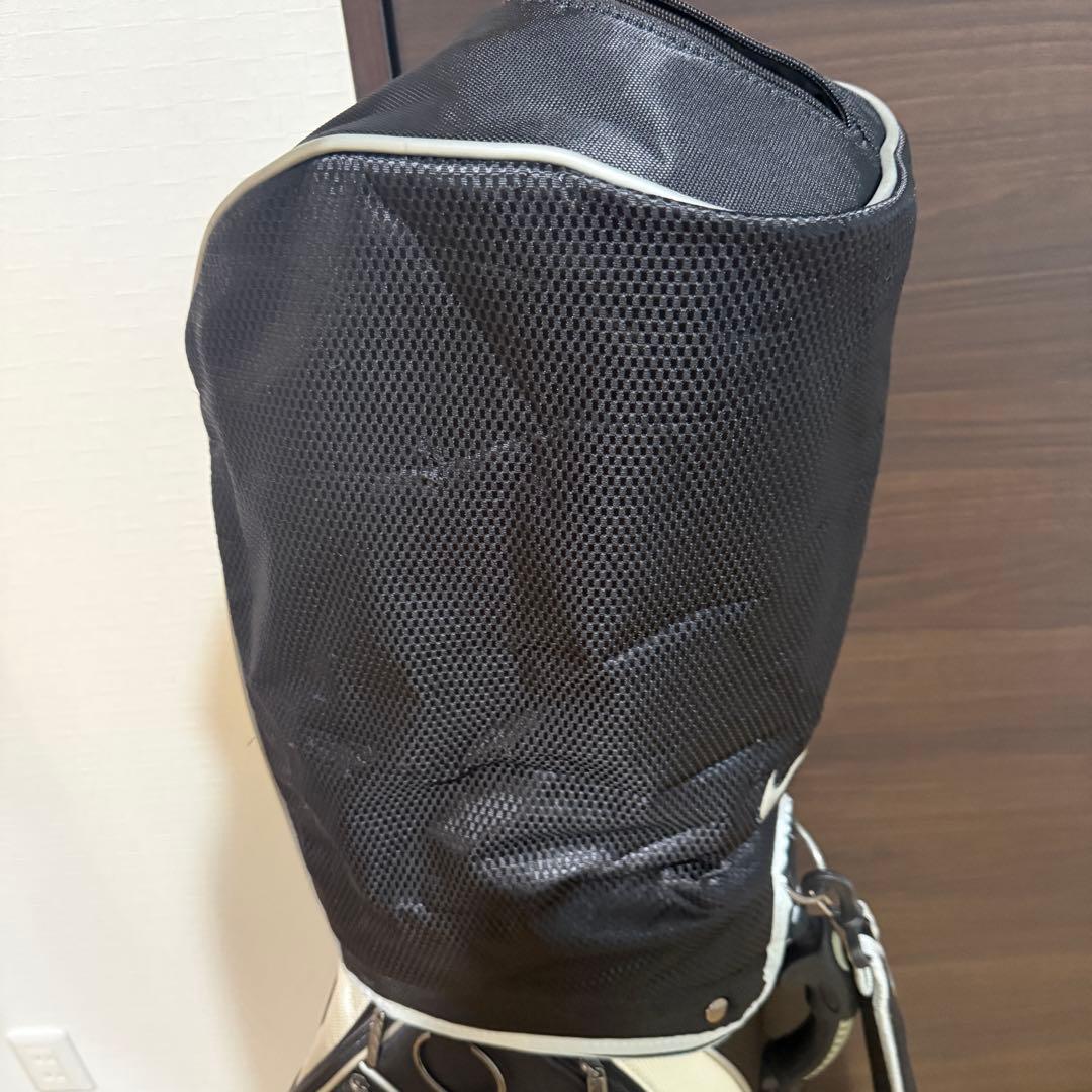 Nike キャディバッグ ゴルフバッグ 黒/白