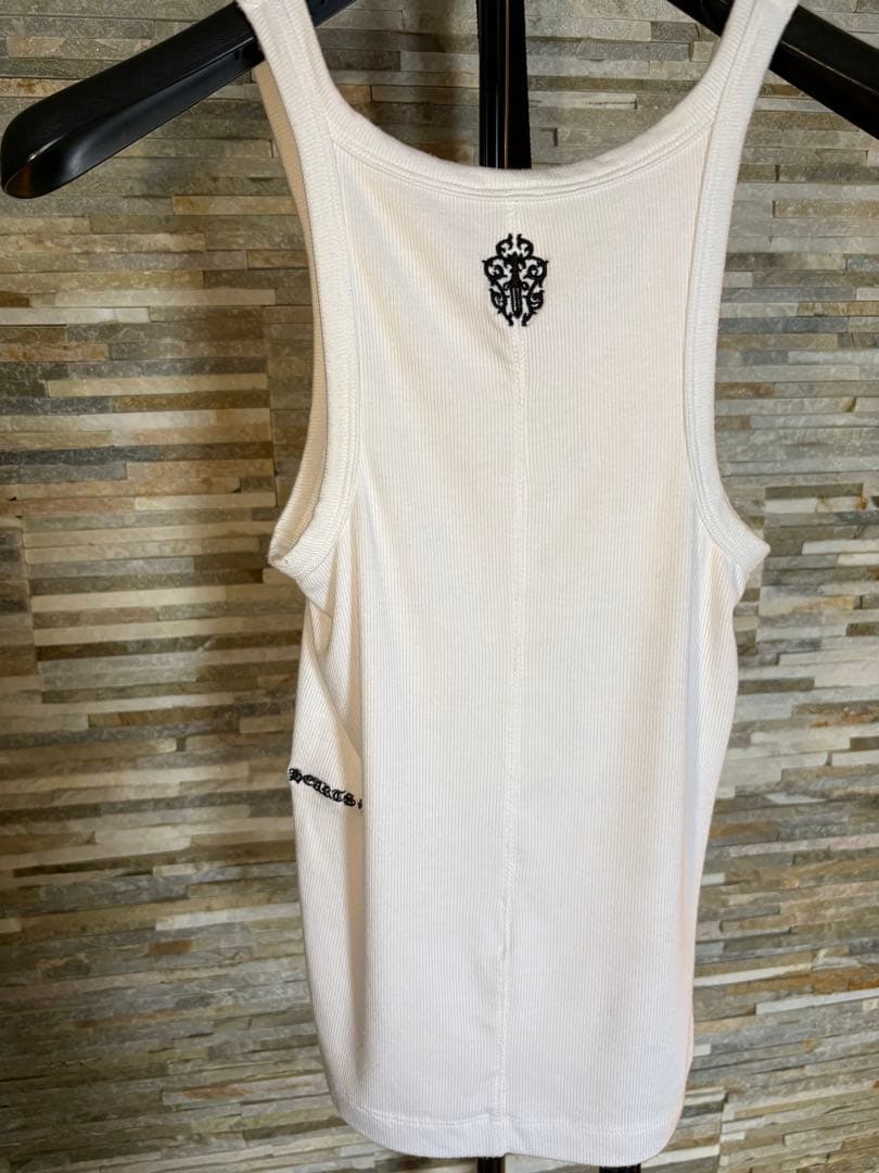 CHROME HEARTS ダガーリブタンクトップ ホワイト