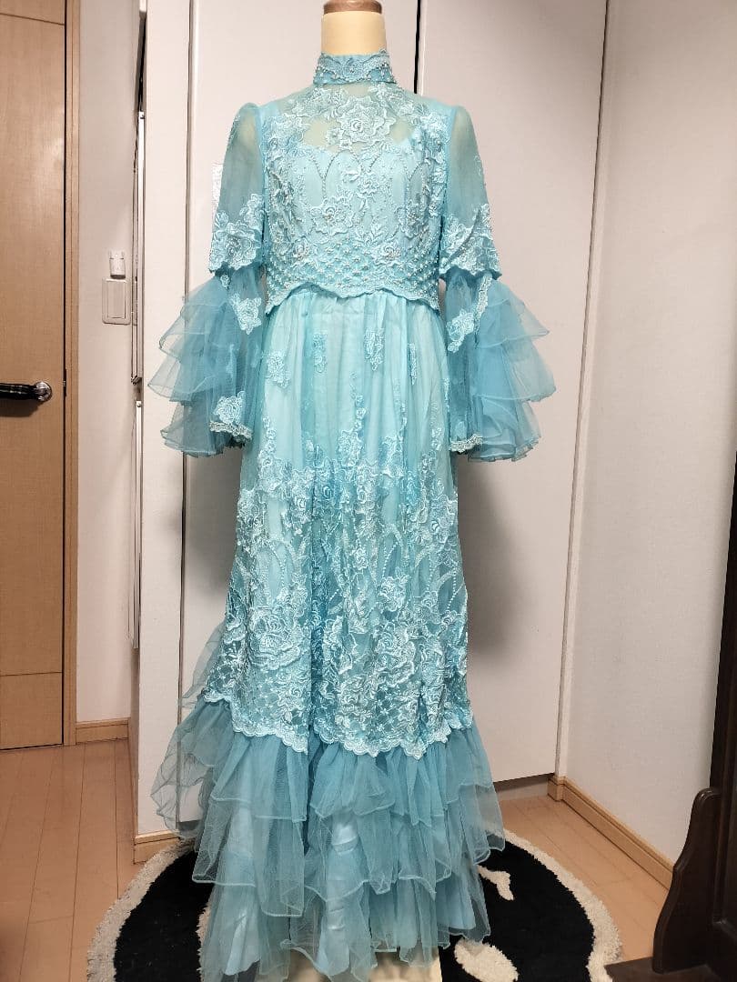 ウェディング　カラードレス　ステージ　ロリータ　タケミ　日本製　9号