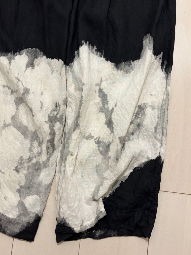 【最終値下げ】MARKAWARE CLOUDY BLEACHING パンツ