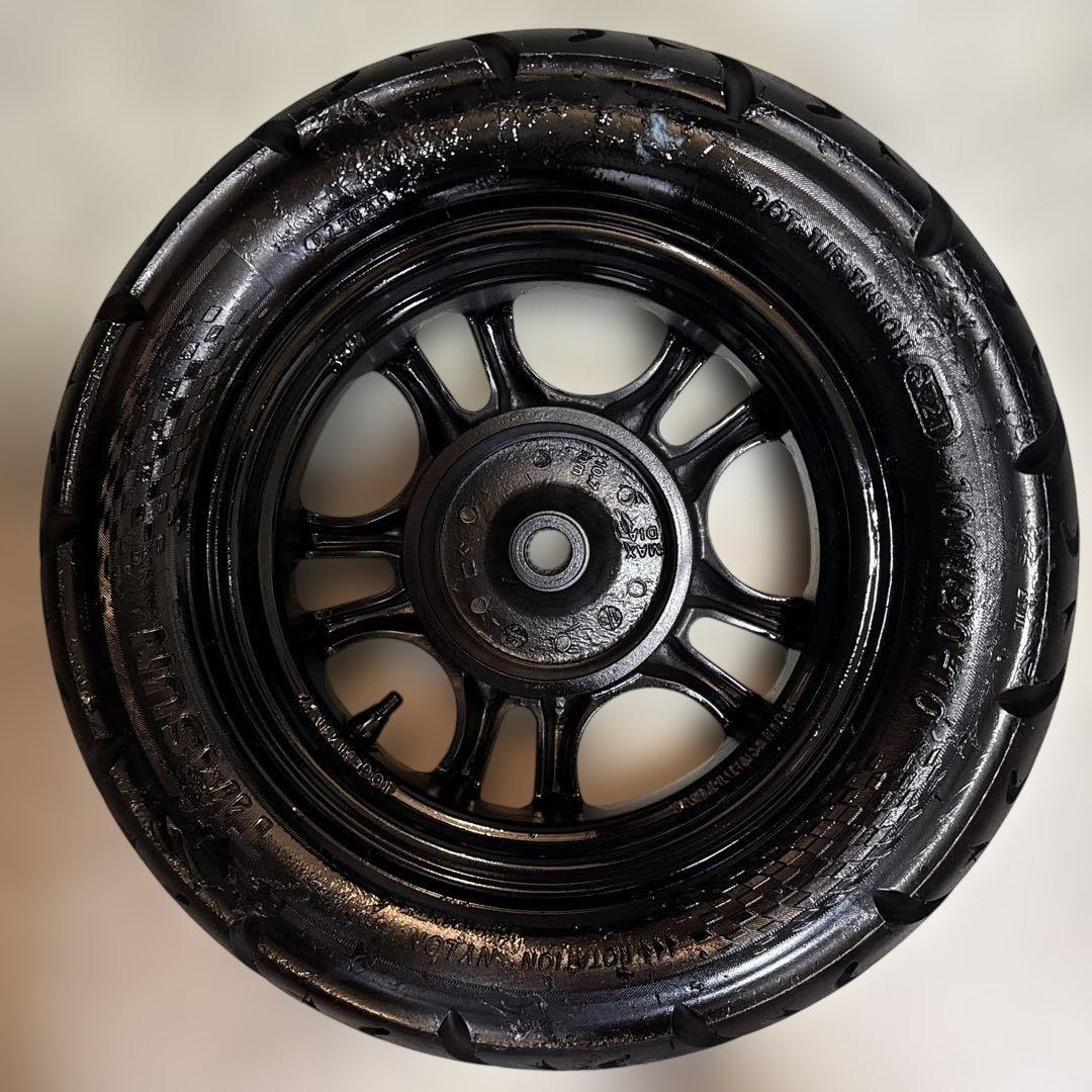 スズキ アドレスv125g/s MOS製 アルミホイール 10インチ ジャンク