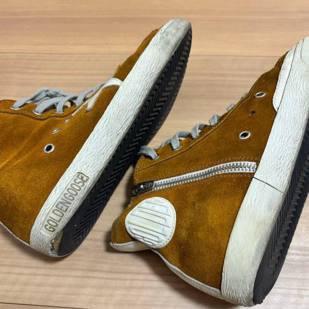 GOLDEN  FRANCY スエード ハイカットスニーカー