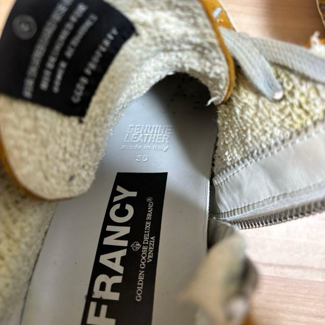 GOLDEN  FRANCY スエード ハイカットスニーカー