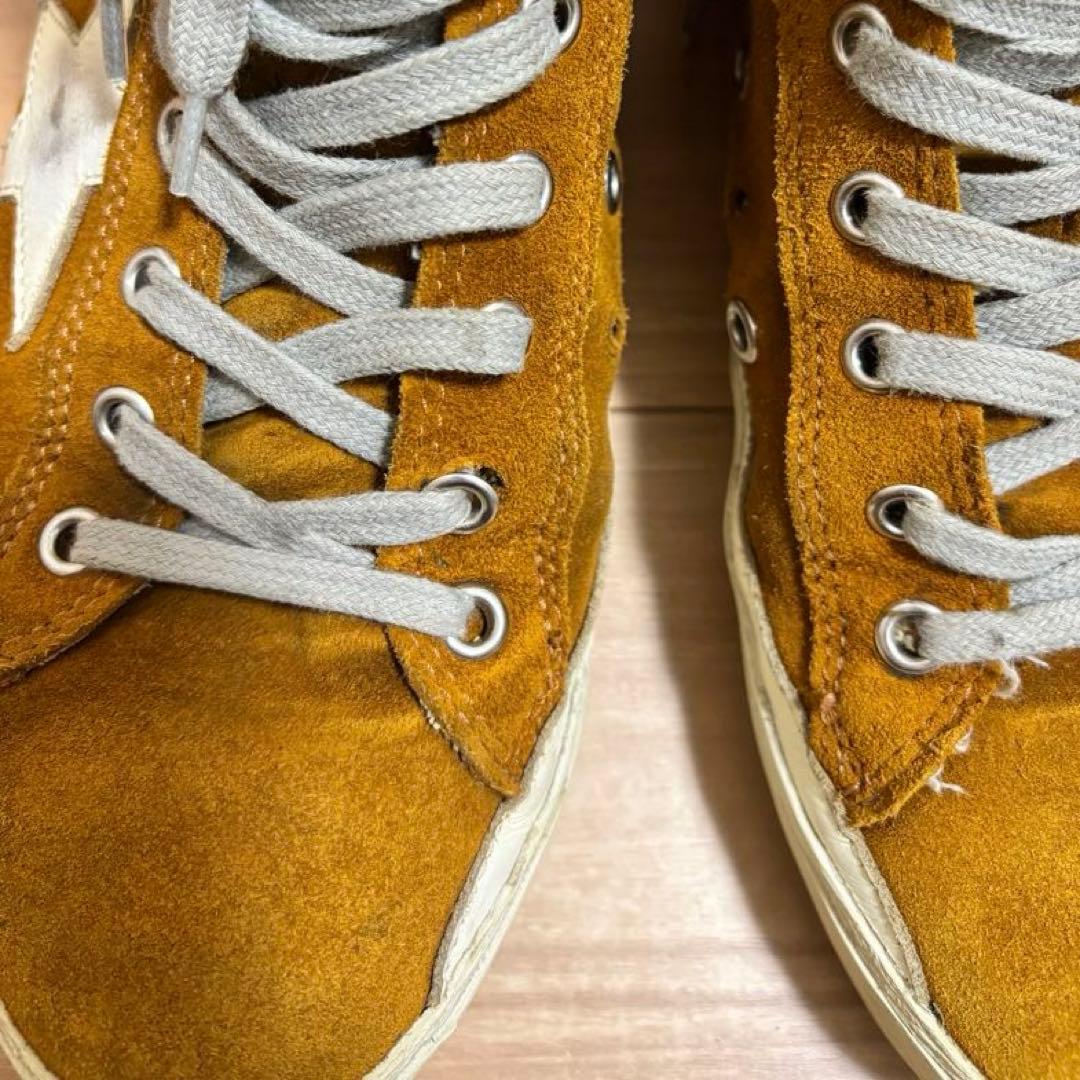 GOLDEN  FRANCY スエード ハイカットスニーカー