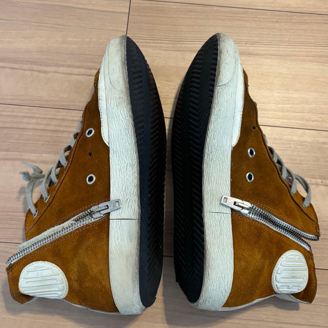 GOLDEN  FRANCY スエード ハイカットスニーカー