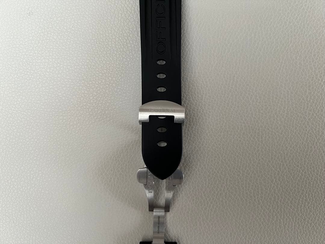 PANERAIパネライ ラバーベルト純正ステンレスDバックルセット