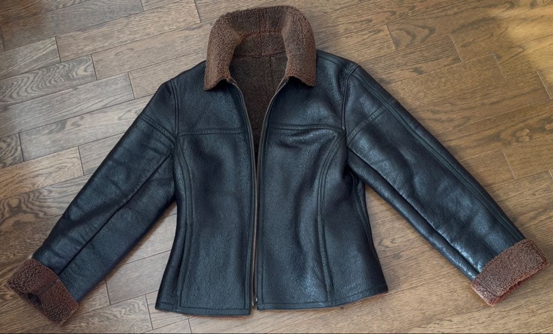 KENZO ケンゾーのフライトジャケット　B-3 ムートン