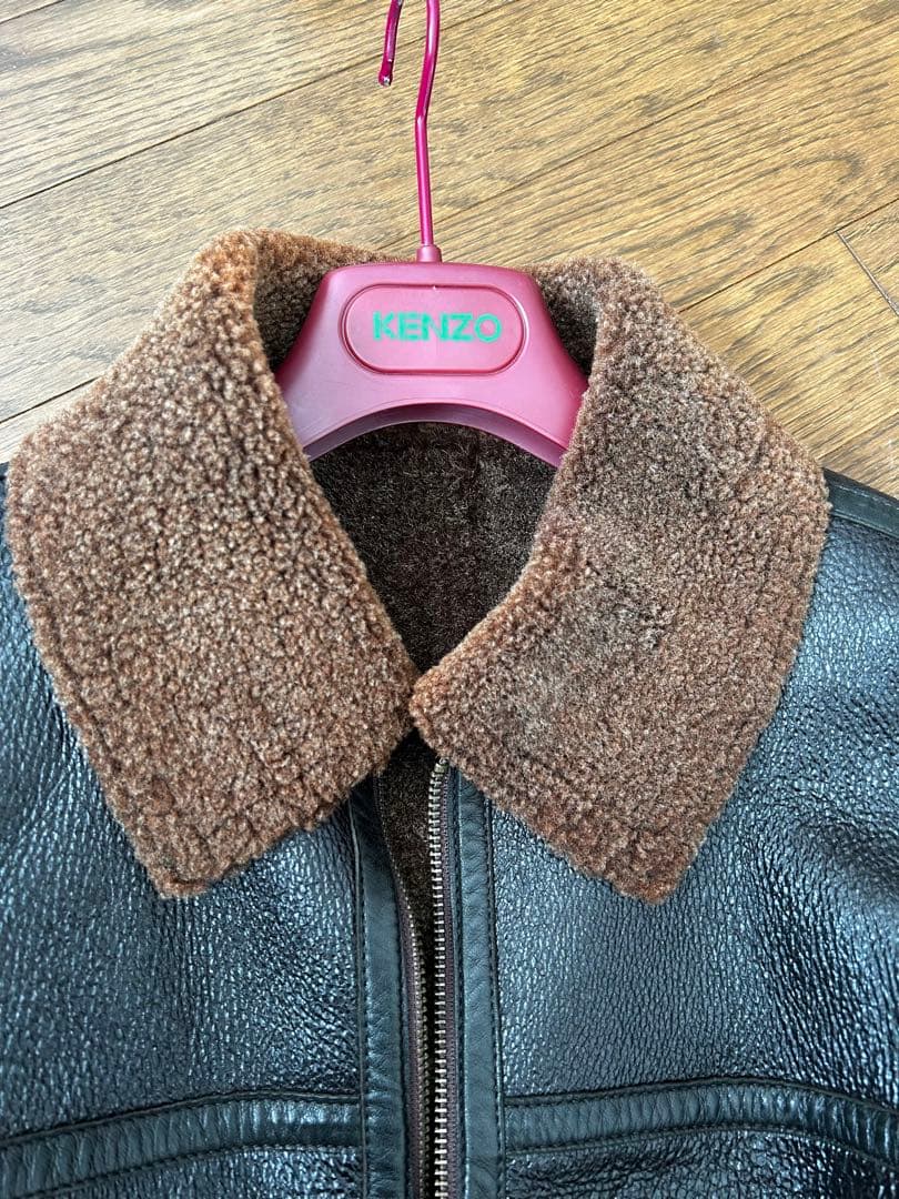 KENZO ケンゾーのフライトジャケット　B-3 ムートン