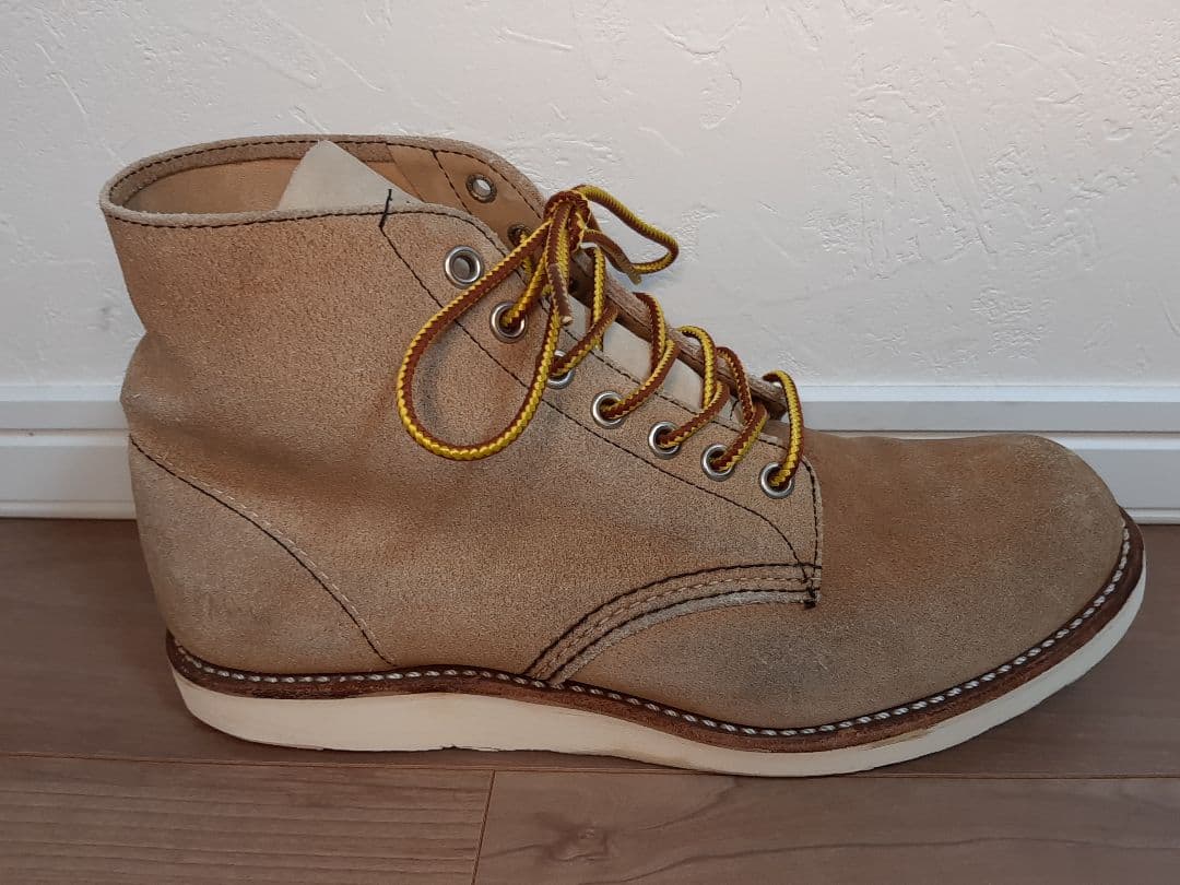 レッドウィング　８１６７　サイズ８.５　２６.５センチベージュ スエード