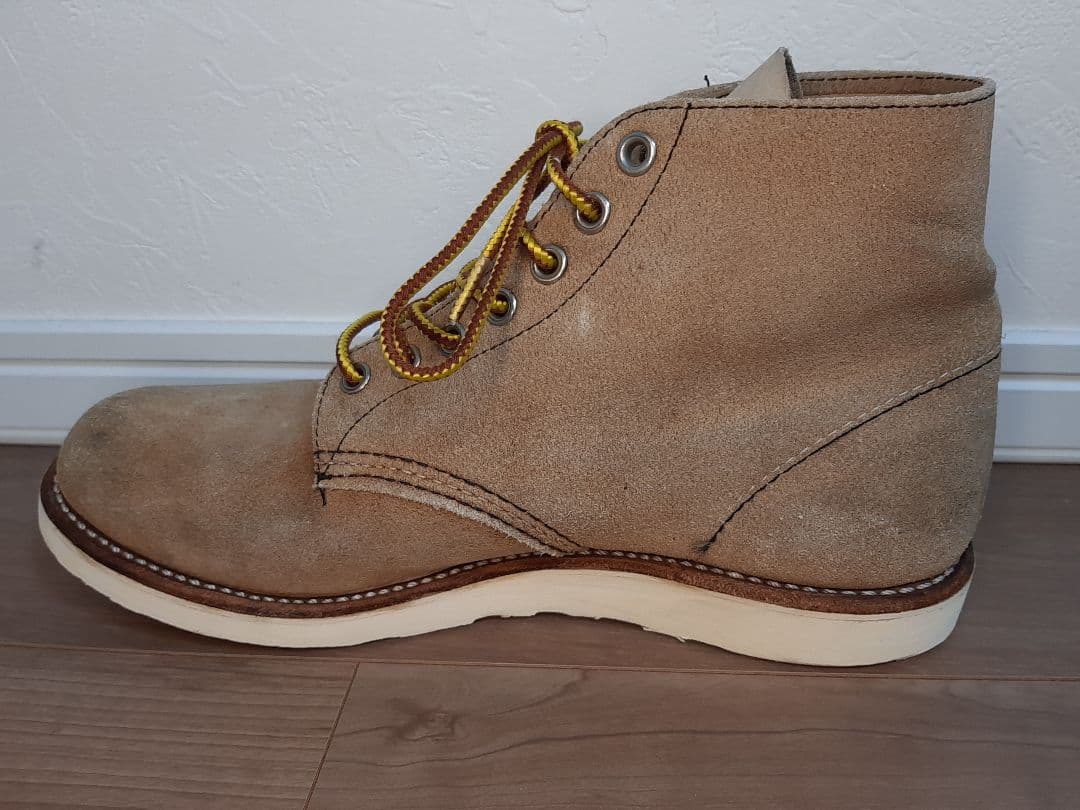 レッドウィング　８１６７　サイズ８.５　２６.５センチベージュ スエード