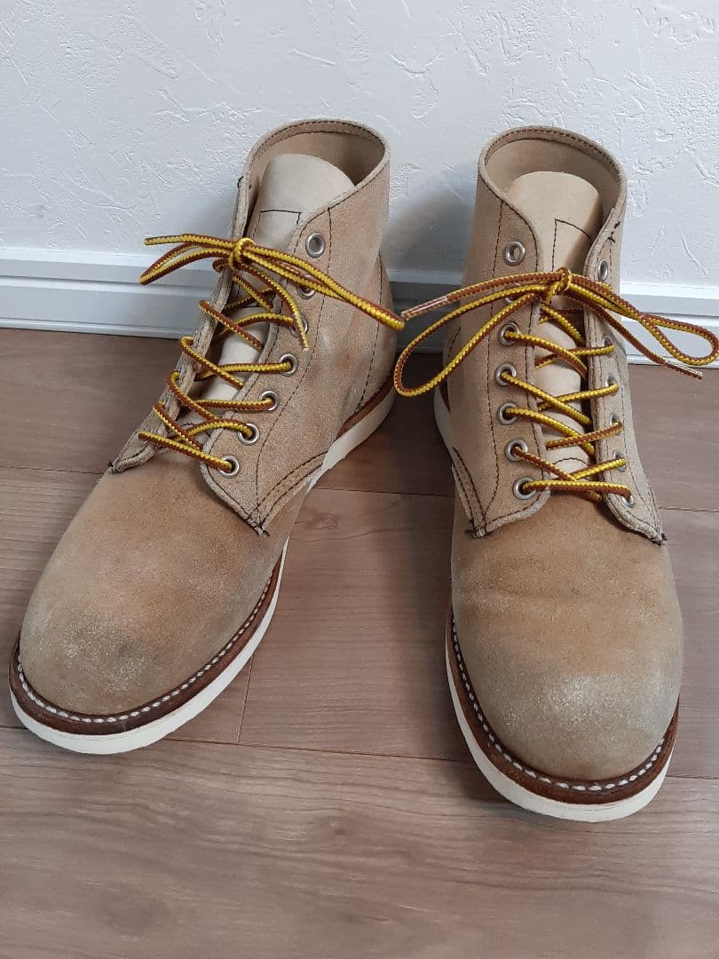 レッドウィング　８１６７　サイズ８.５　２６.５センチベージュ スエード