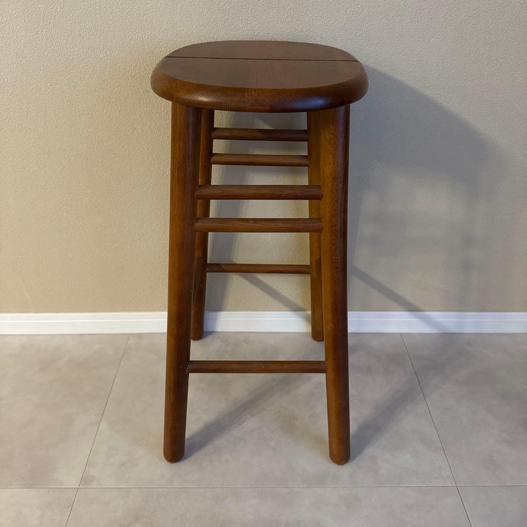 本当に綺麗です！★カリモク★ヴィンテージ★木製スツール