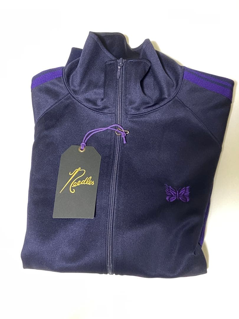 23AW NEEDLES トラックジャケット パープル×ネイビー XL