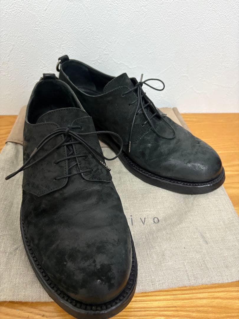 靴 Tagliovivo Culatta Reverse Leather Derby