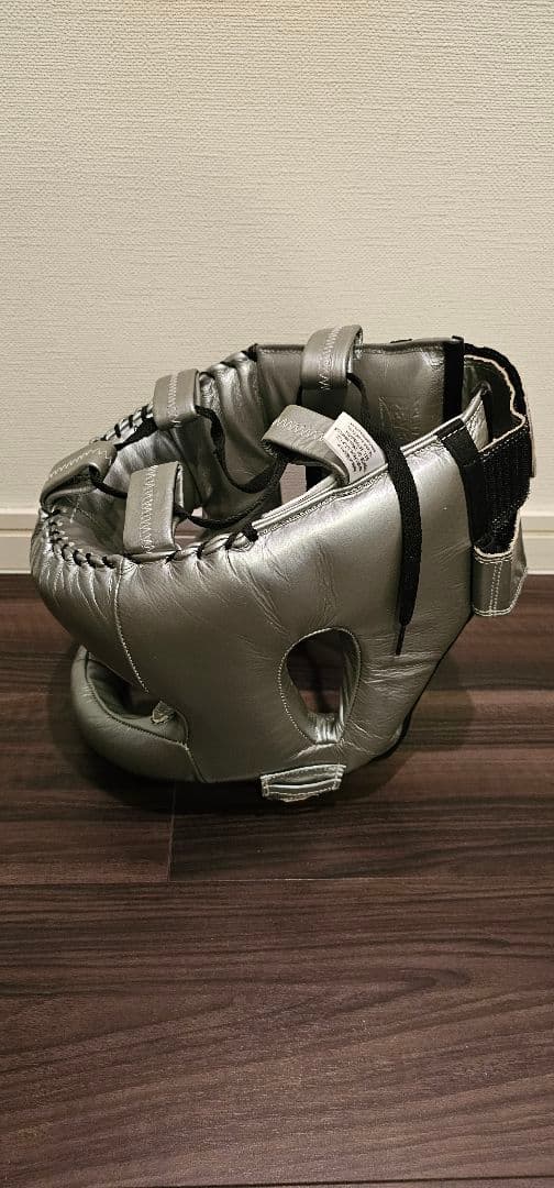 REYES シルバー ヘッドギア ナイロンバー付き