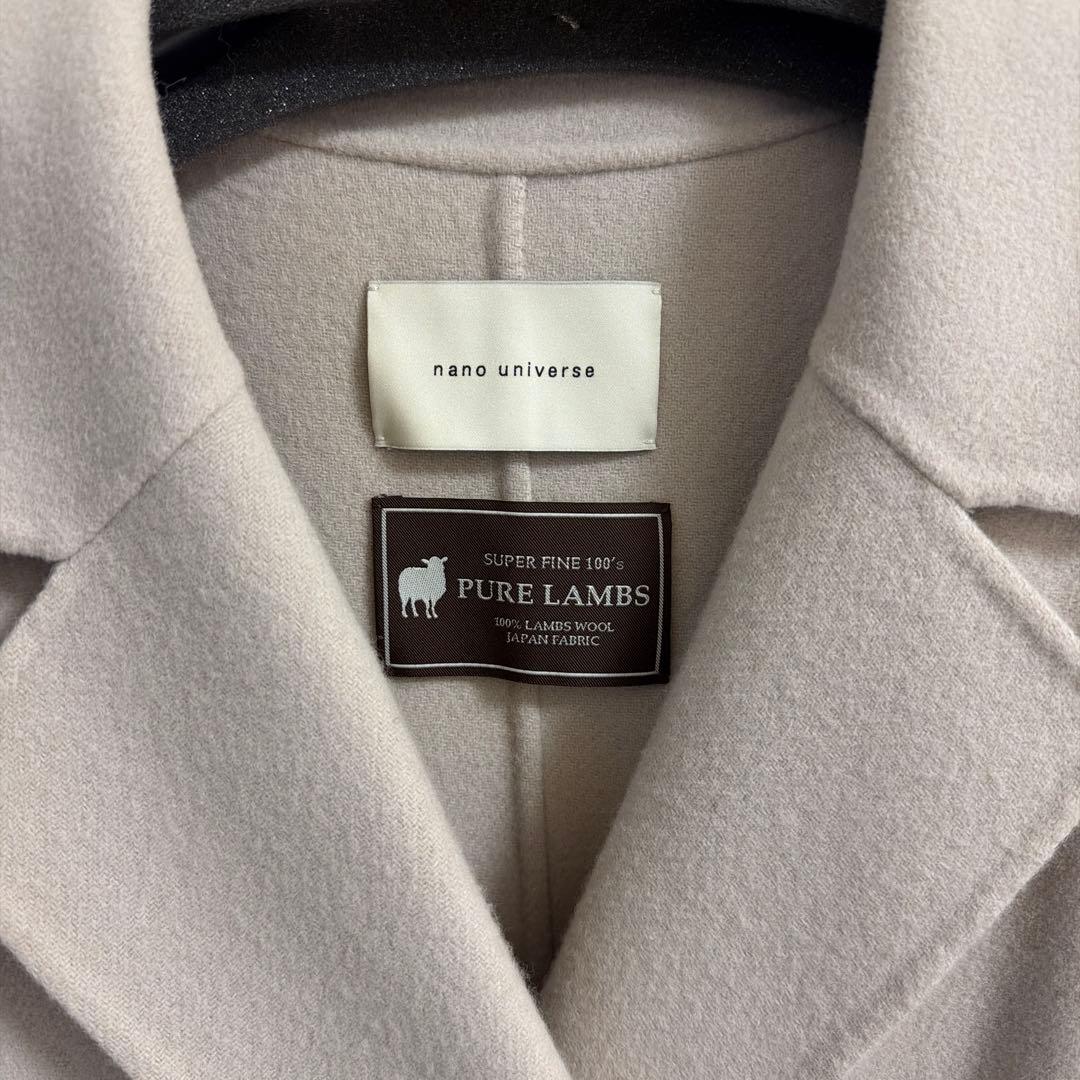 Nano universe ラムウールコート