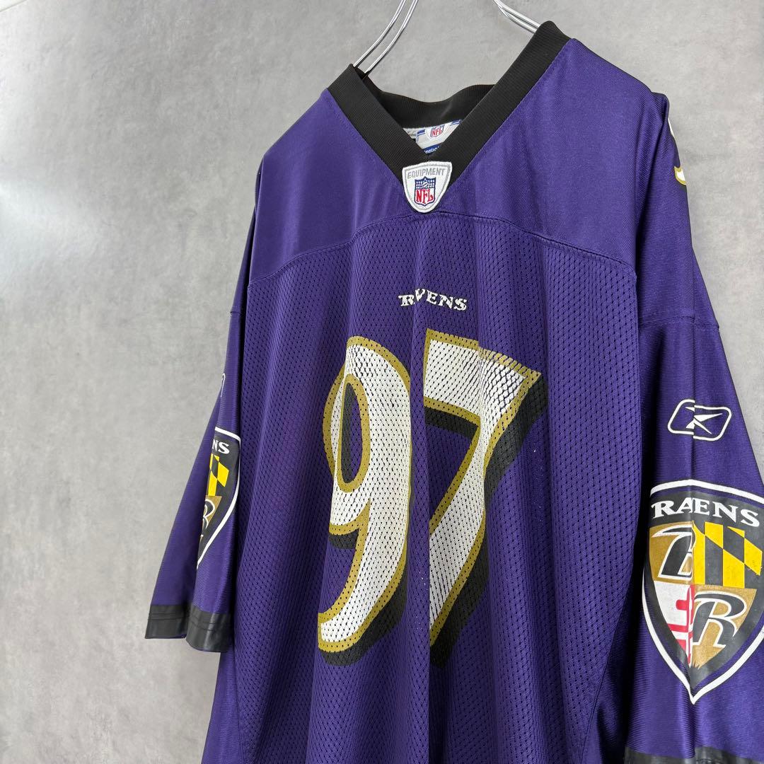 Reebok BALTIMORE RAVENS Gregg♯97 ゲームシャツ
