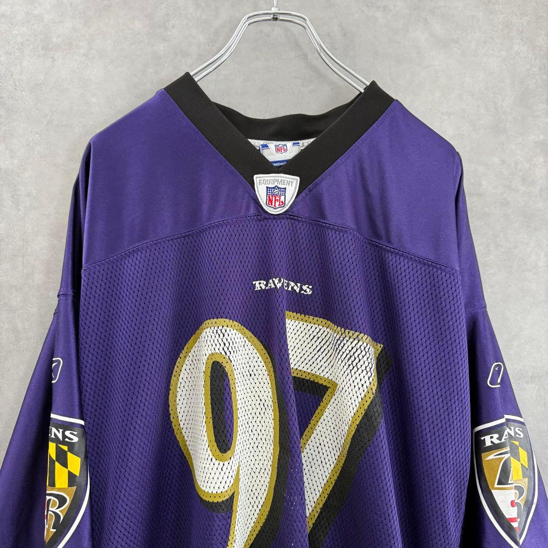 Reebok BALTIMORE RAVENS Gregg♯97 ゲームシャツ