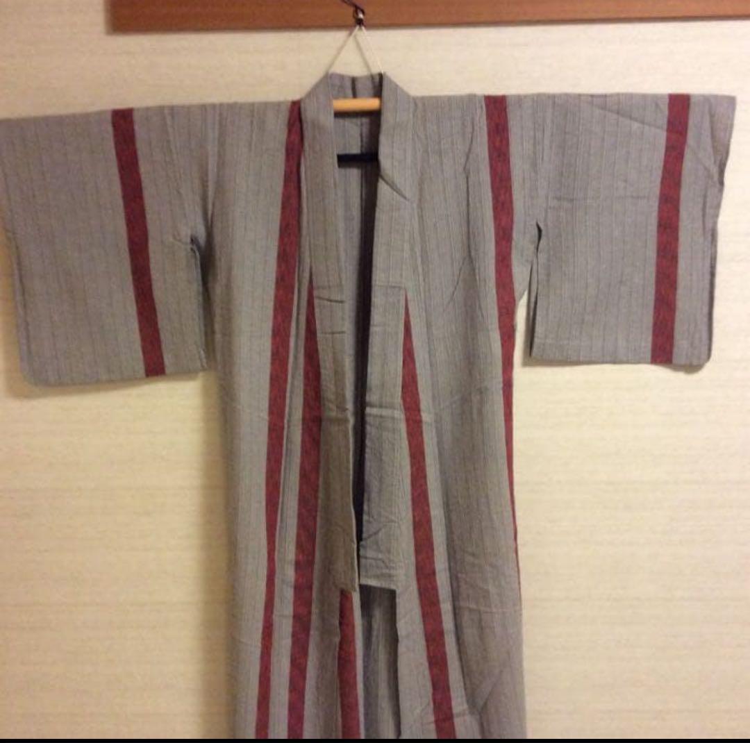 【裄67cm】ハイムラヤ屋さん♪しじら織の着物