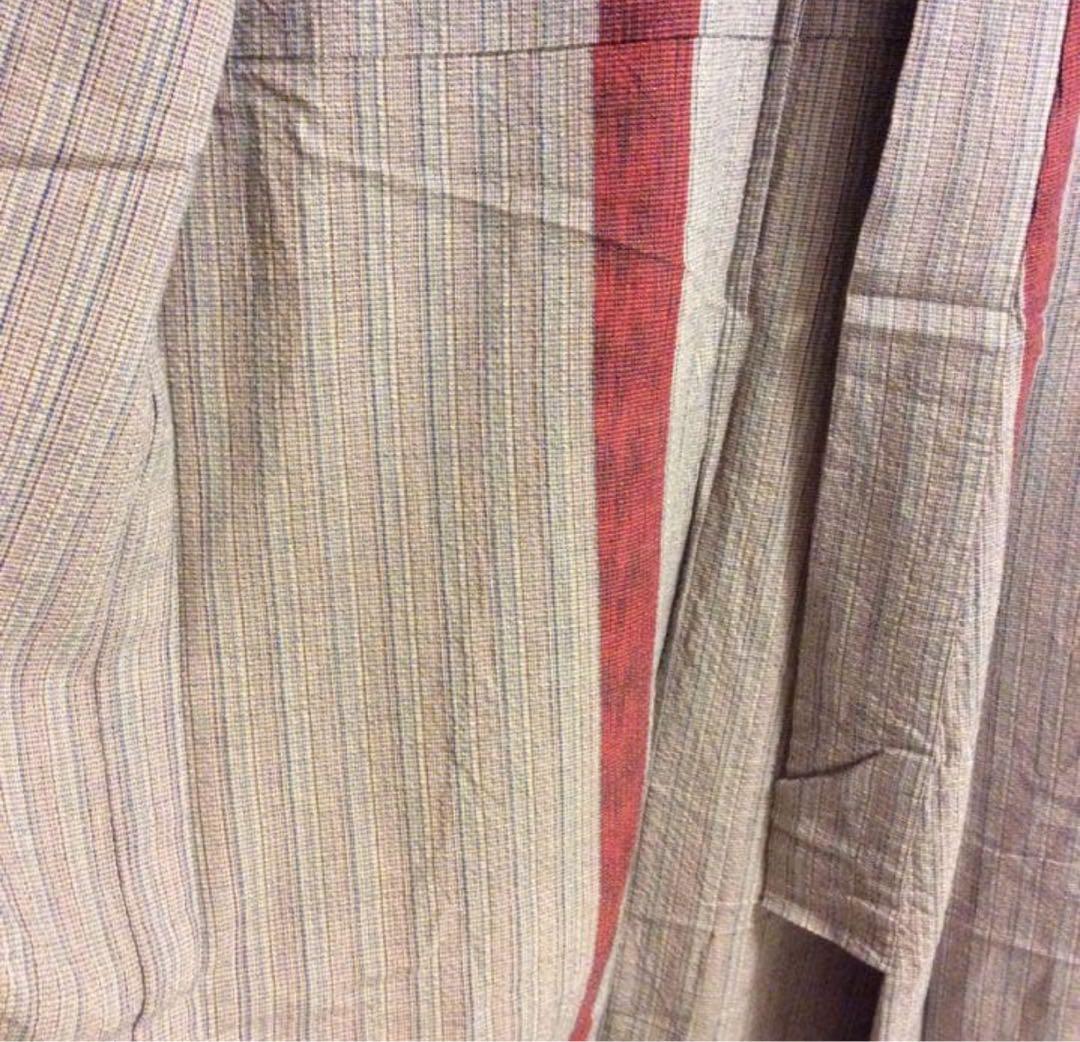 【裄67cm】ハイムラヤ屋さん♪しじら織の着物