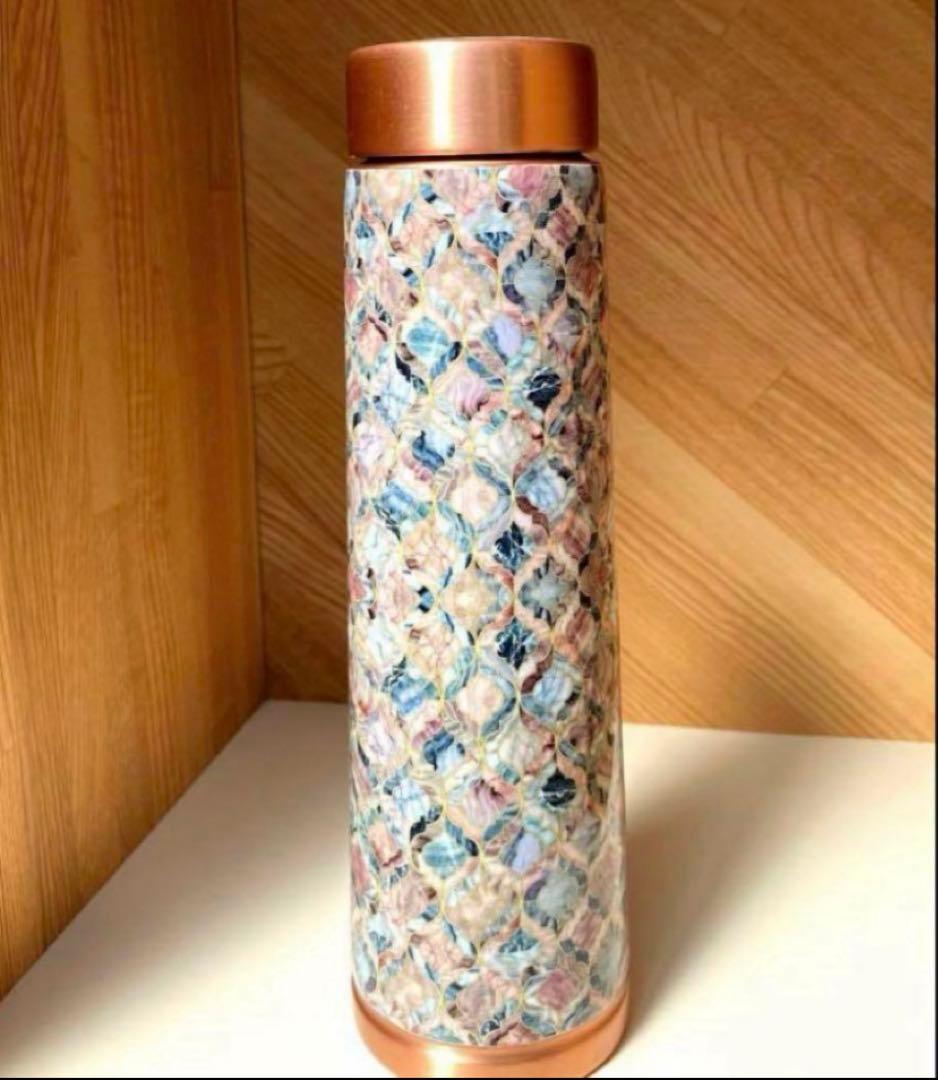大人気　純銅　ヨガボトル　水筒　デトックス　健康　アーユルヴェーダ