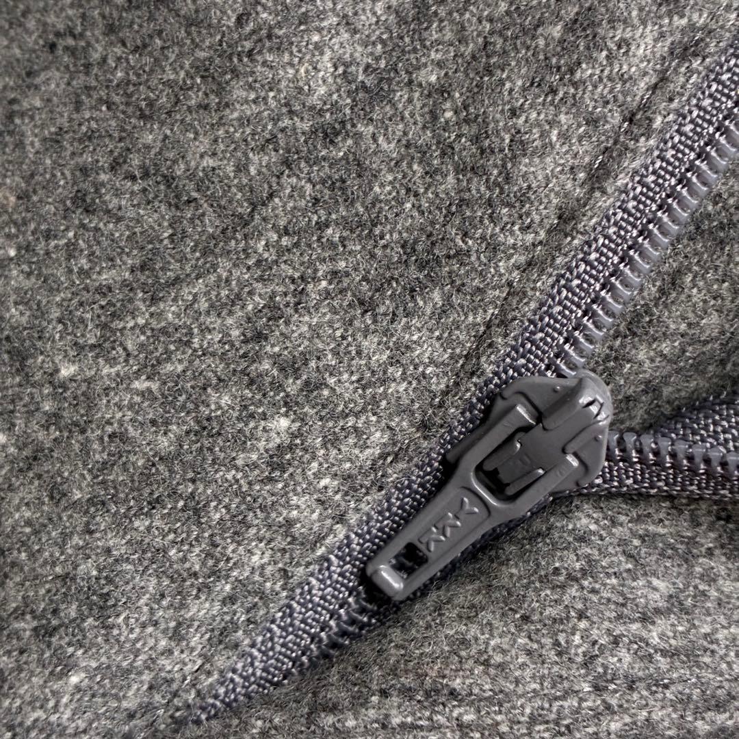 ★定価2.5万円ビームススーパー120sウールフランネルインプリーツワイドパンツ