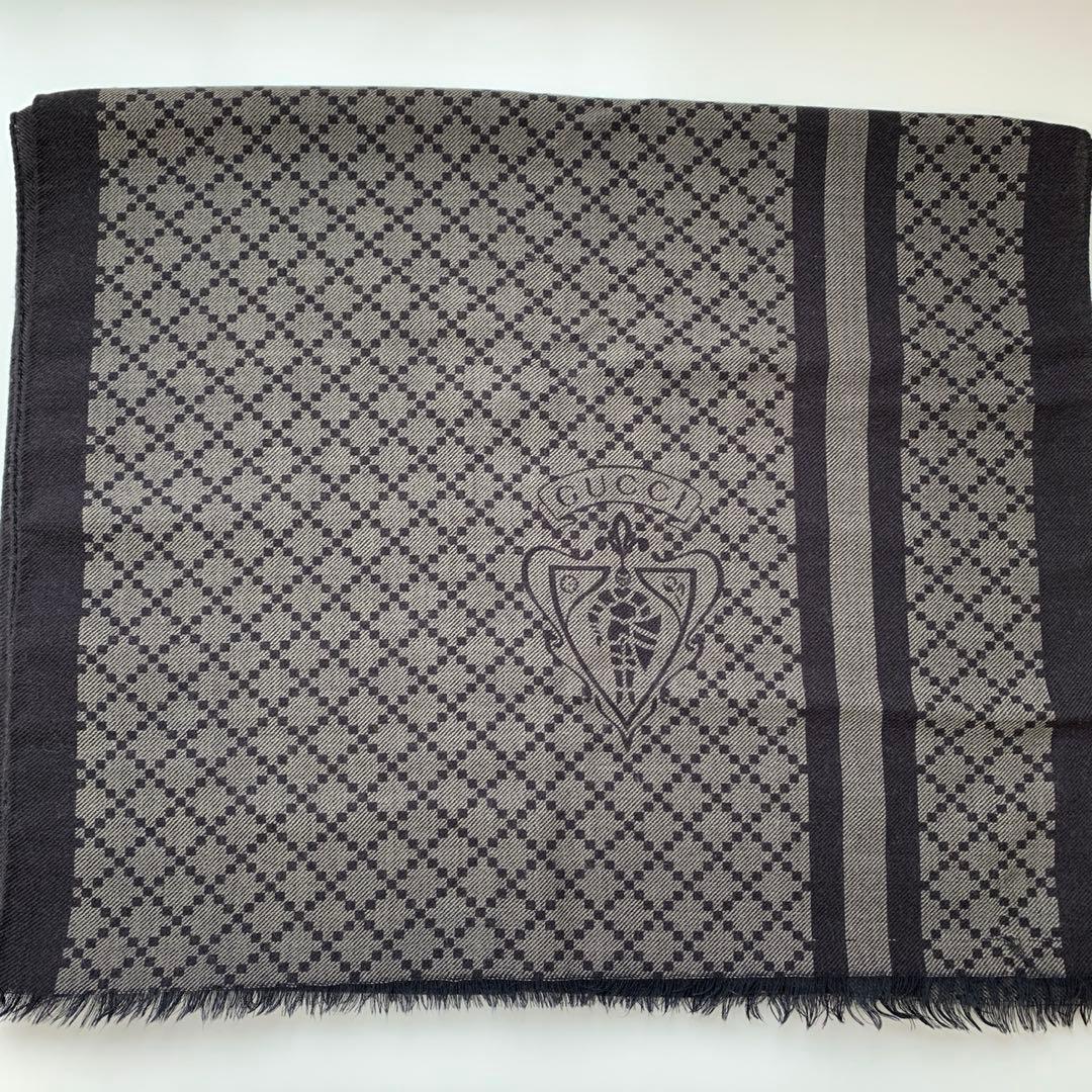 GUCCI ストール グレー