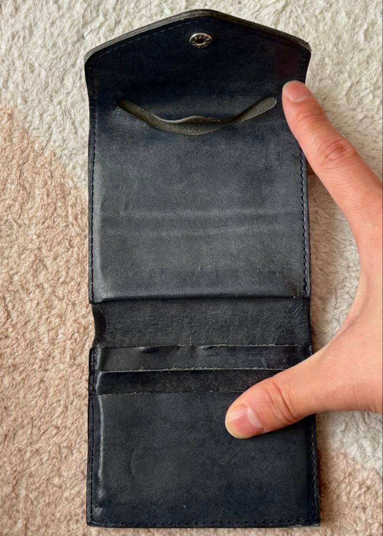 小物 Hender Scheme flap wallet navy