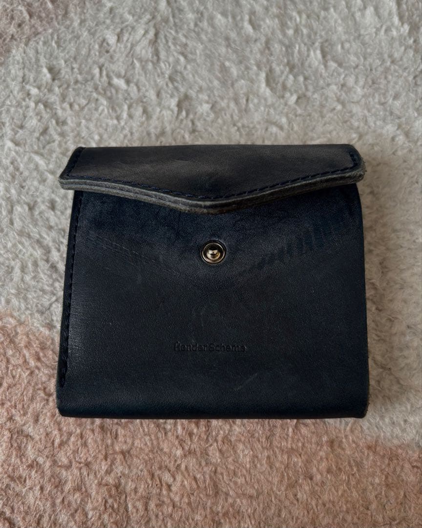 小物 Hender Scheme flap wallet navy