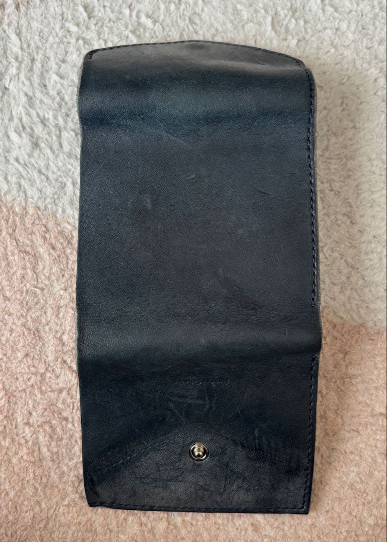 小物 Hender Scheme flap wallet navy
