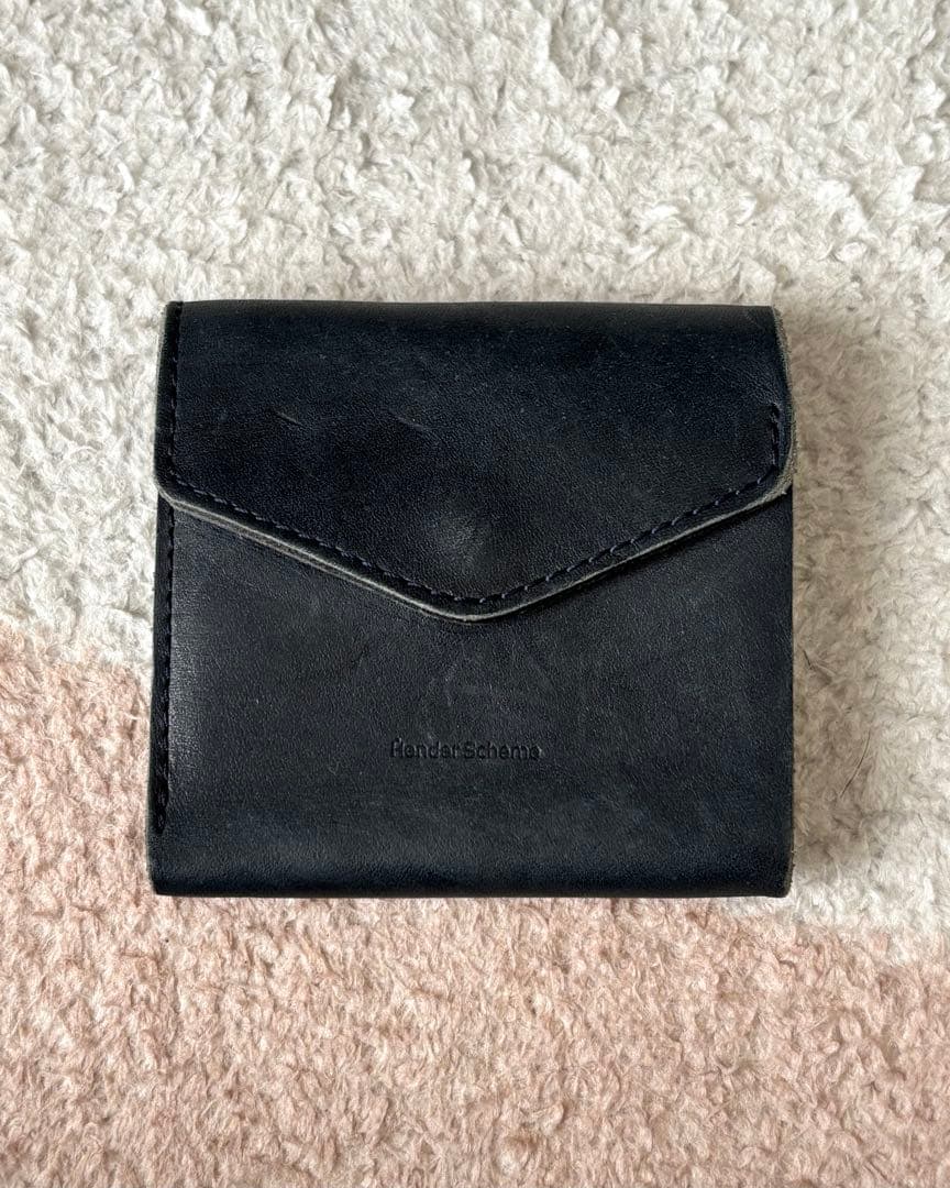 小物 Hender Scheme flap wallet navy
