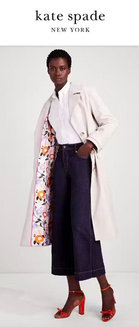 【新品タグ付き】kate spade ケイトスペードトレンチコート