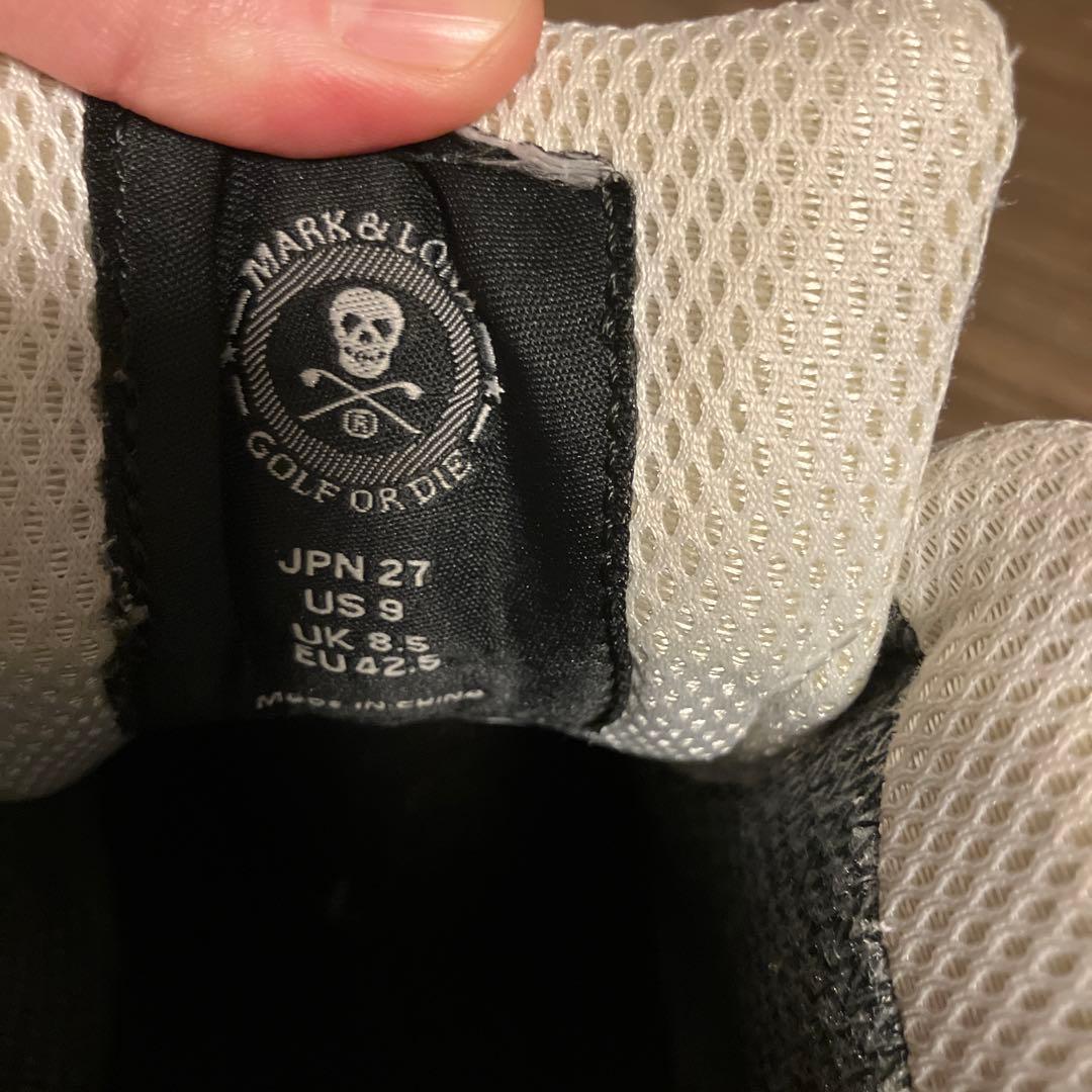 ケイMARK&LONA スパイクレスハイカットボア式　27㎝