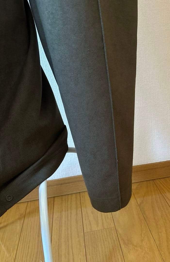 ★新品タグ付き★スウェードタッチスムースワイドパンツサイズ2★