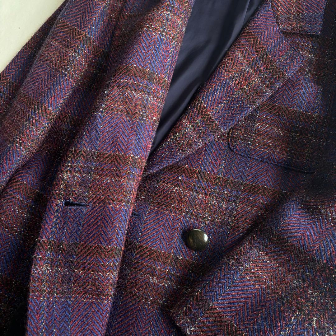 ジャケット・アウター 80s YVES SAINT LAURENT wool tweed jacket