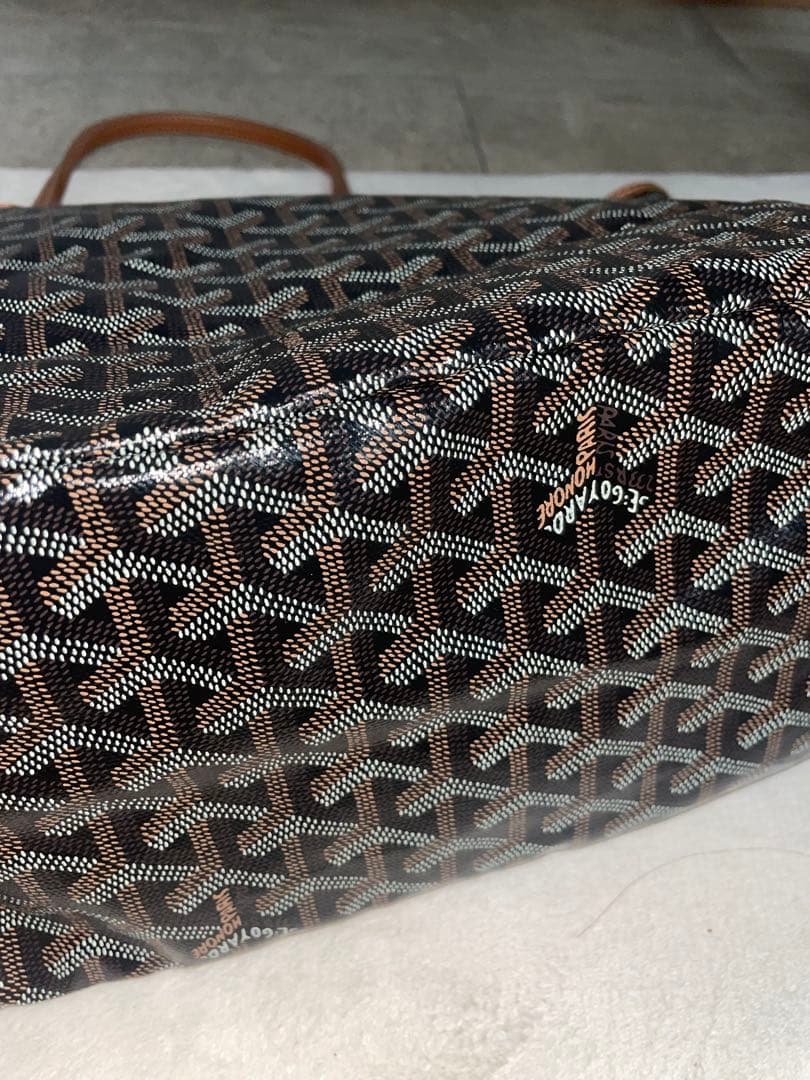 Goyard トートバッグ グレー/ブラウン