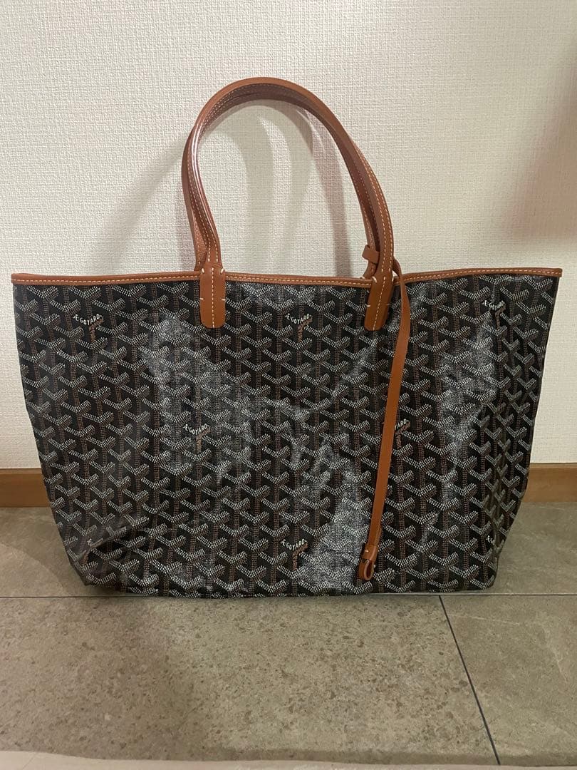 Goyard トートバッグ グレー/ブラウン