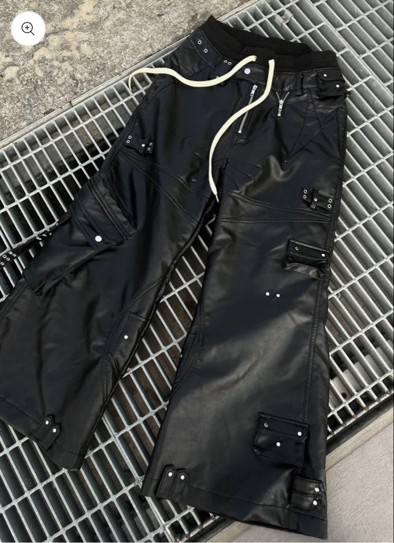 cozy world wide レザーパンツ