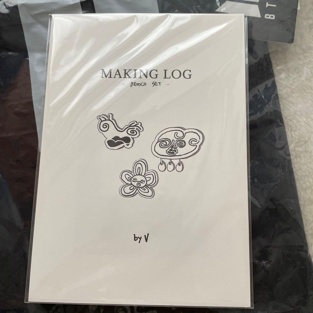 アーティスト メイド ブローチ team BTS Tシャツ テテ テヒョン