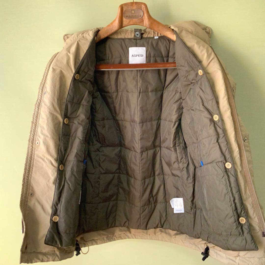 ASPESI アスペジ M65 フィールドジャケットXSリモンタナイロン カーキ