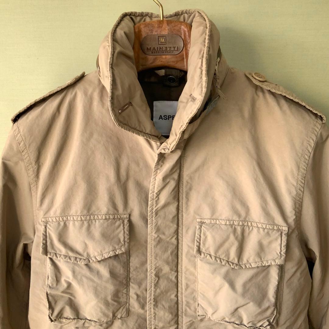 ASPESI アスペジ M65 フィールドジャケットXSリモンタナイロン カーキ