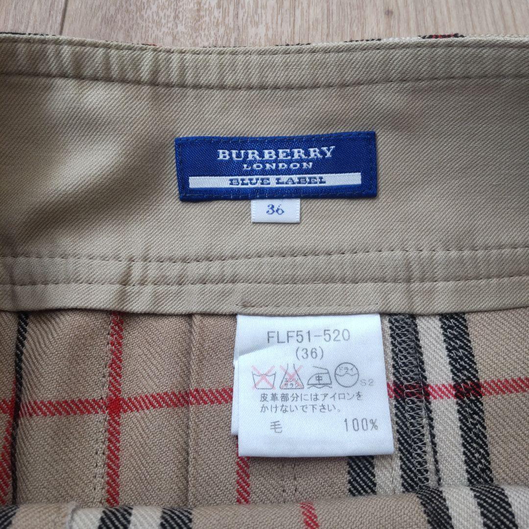 ★BURBERRY BLUE LABEL スカート美品★36