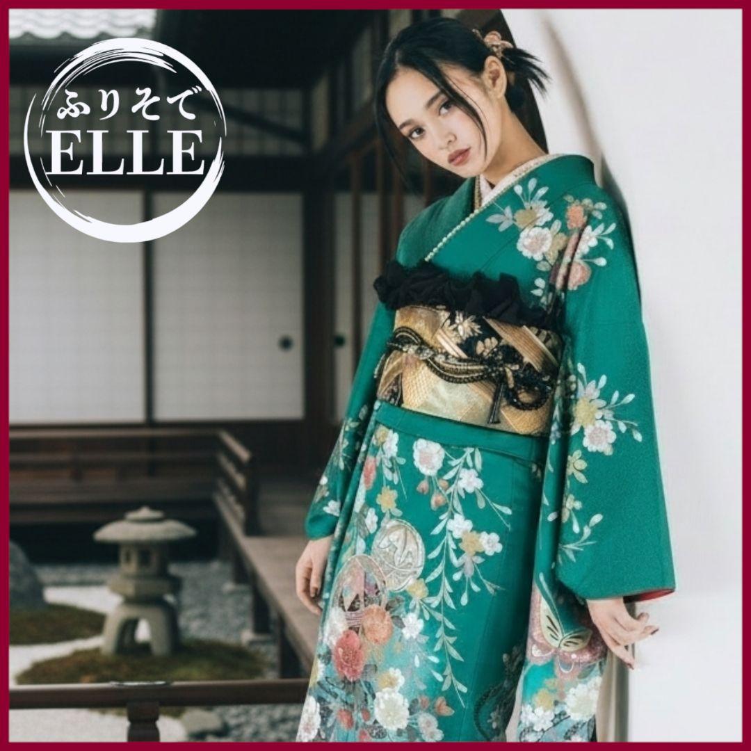 振袖フルセット(7点)・古典柄・やまと誂製・金彩加工・胴裏正絹・正絹