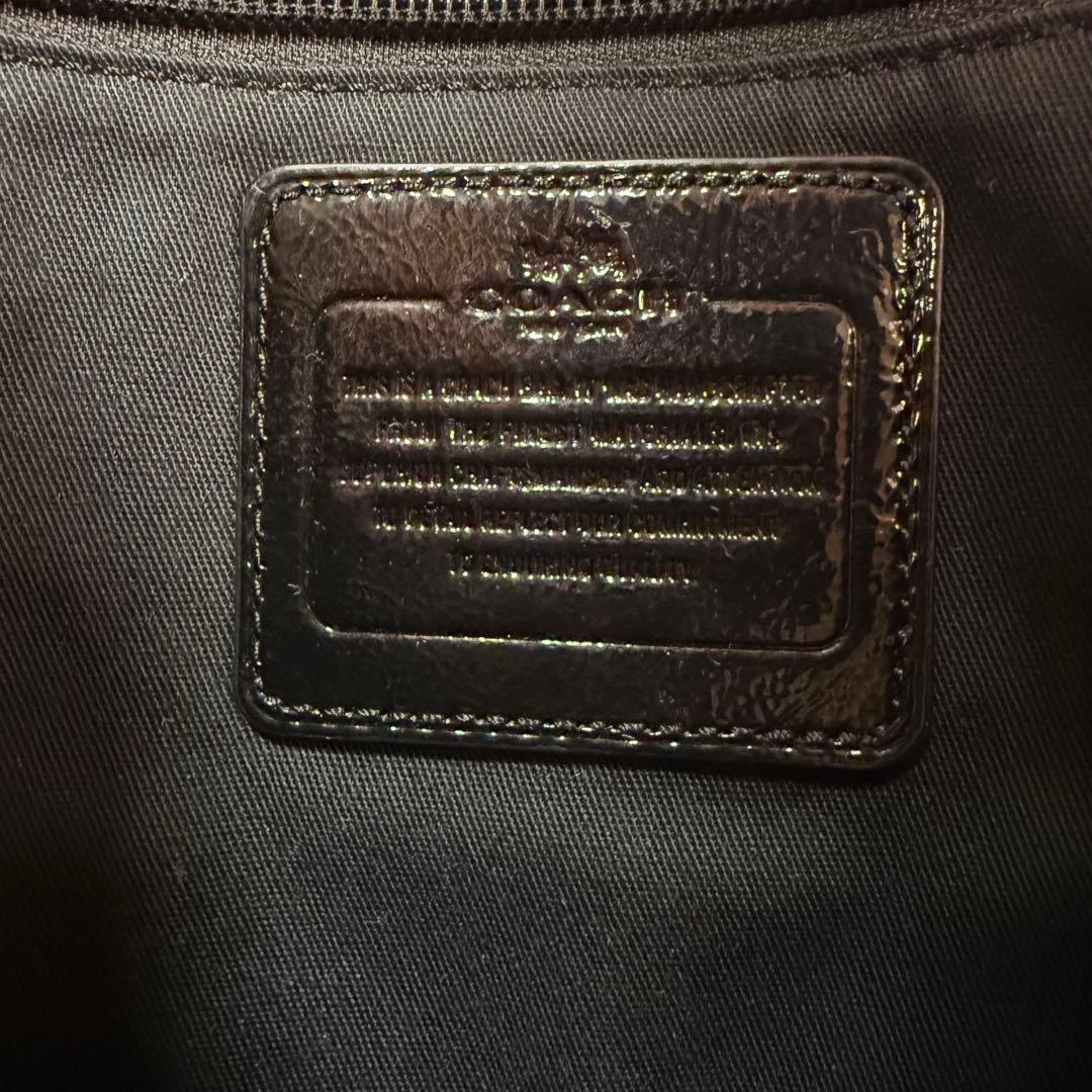 【美品】COACH コーチ レザートートバッグ　レディース メンズ可 通勤 A4