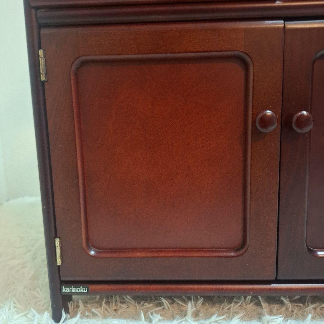 【美品】karimoku カリモク オールドカリモク 電話台 ファックス台