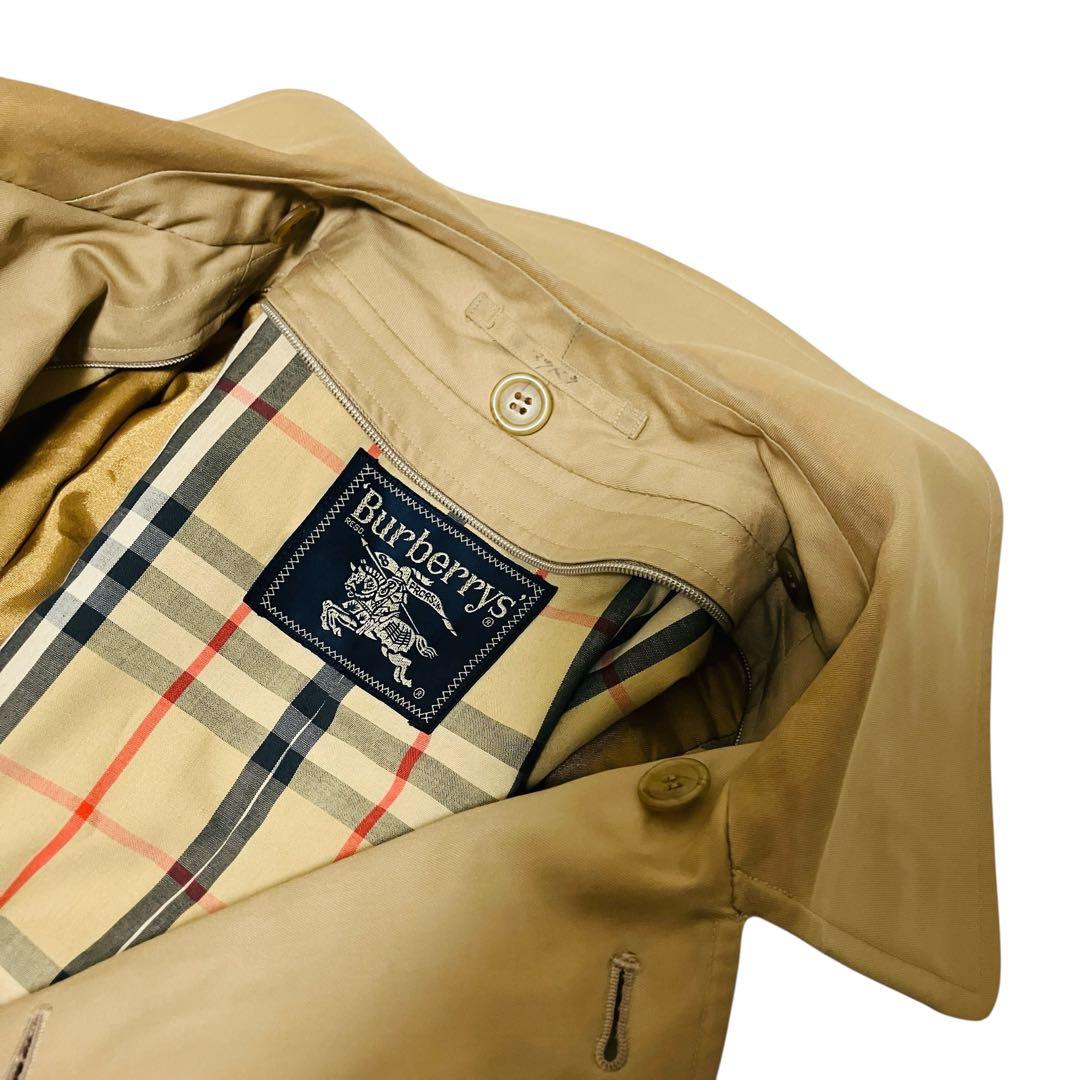 バーバリー トレンチコート ノバチェック ベルト付　ベージュ　ステンカラーコート