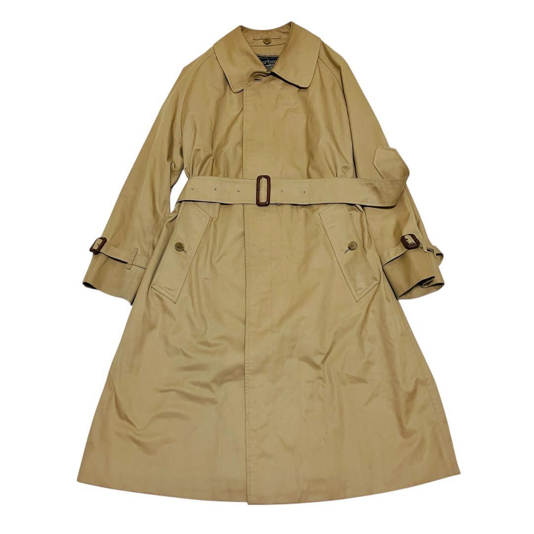 バーバリー トレンチコート ノバチェック ベルト付　ベージュ　ステンカラーコート